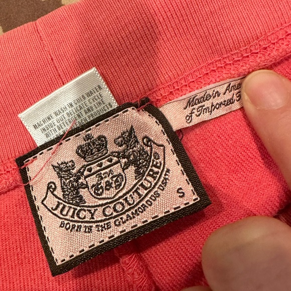 Vintage Juicy Couture bright Pink Velour Pants - Picture 12 of 14